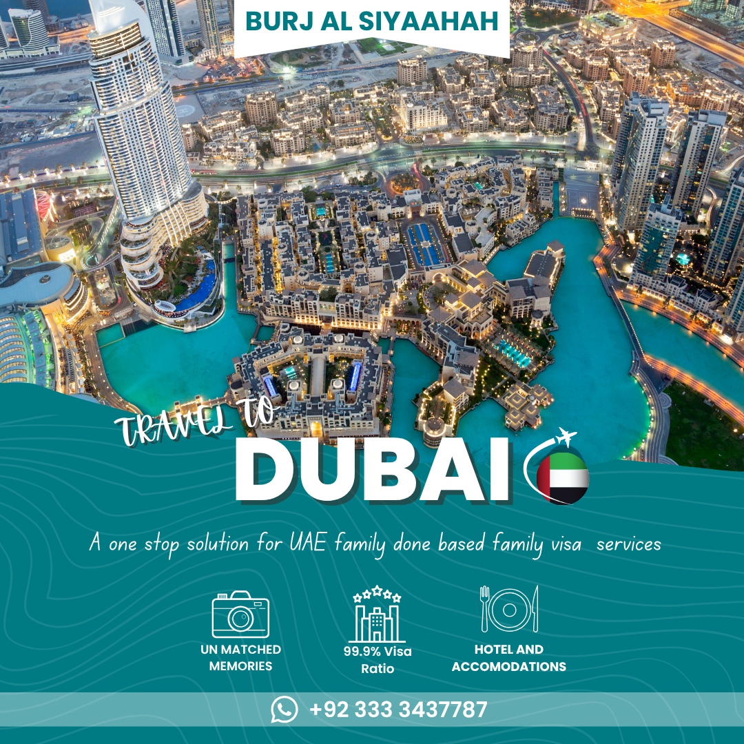 Dubai travel campaign post